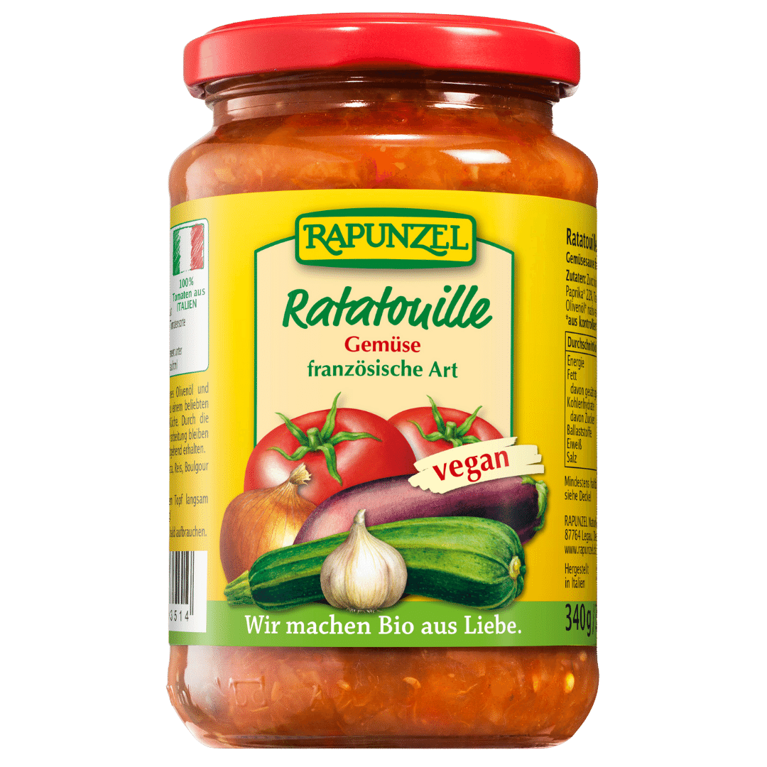 Bio Tomatensauce Ratatouille Von Rapunzel Bei Greenist De