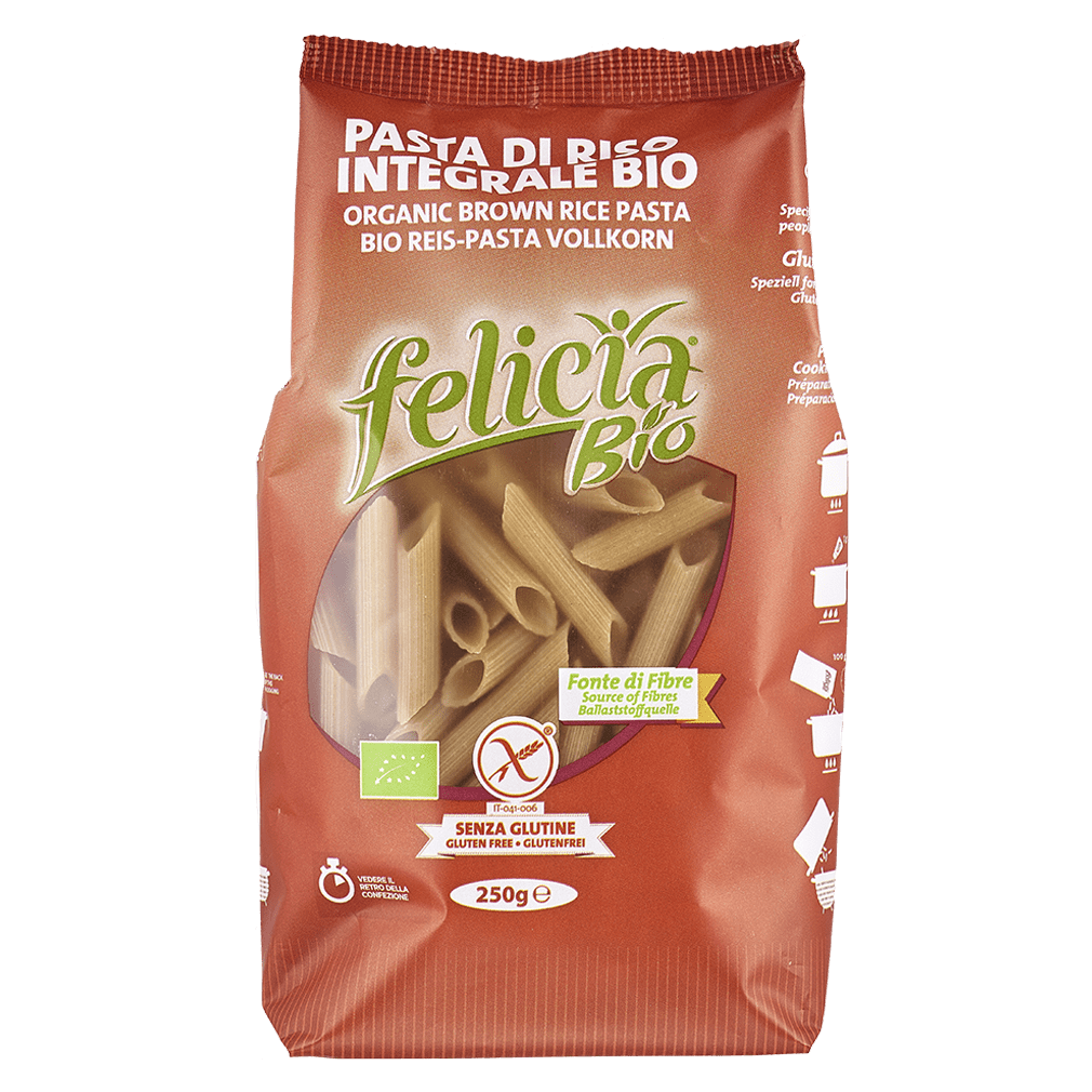 Bio Penne Reis Vollkorn Nudeln 250g Von Felicia Bei Greenist De