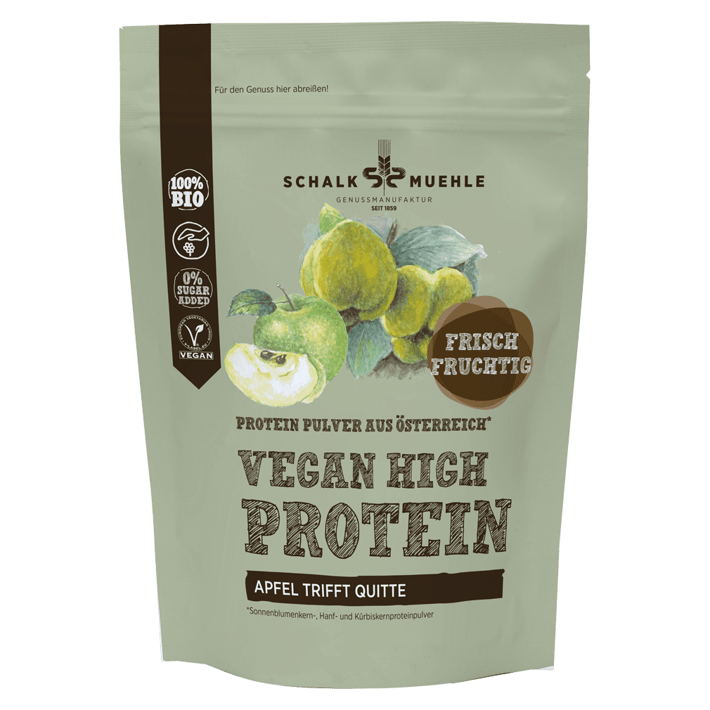 Bio Protein Pulver Mix Mit Apfel Und Quitte Von Schalk M Hle Bei