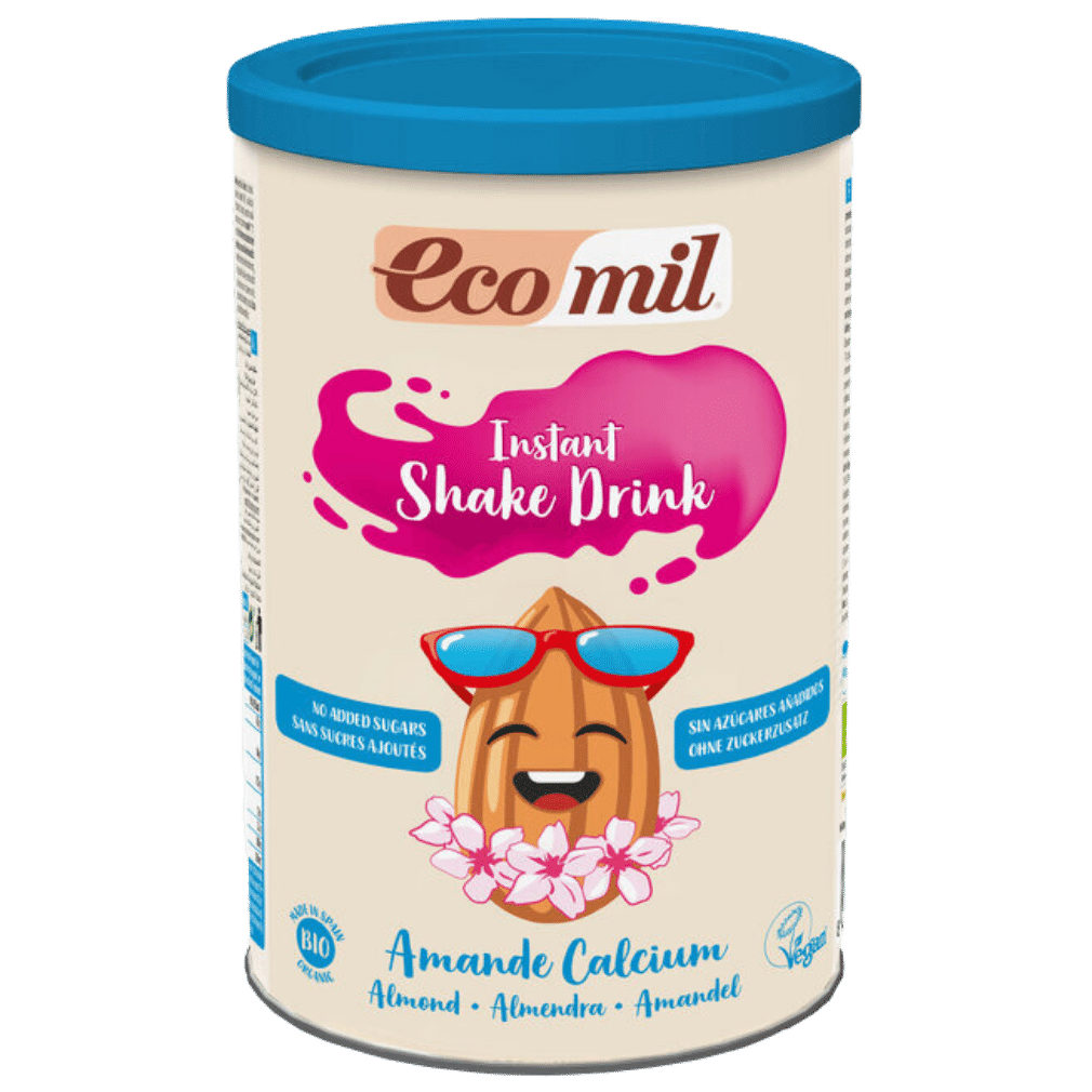 EcoMil Bio Instant Shake Drink Mandel Calcium Greenist