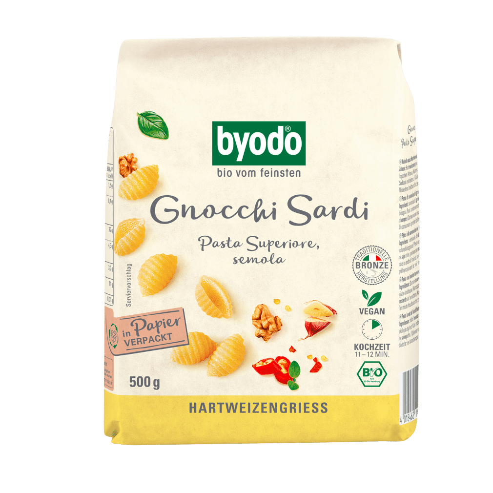 Bio Gnocchi Sardi Semola G Von Byodo Bei Greenist De