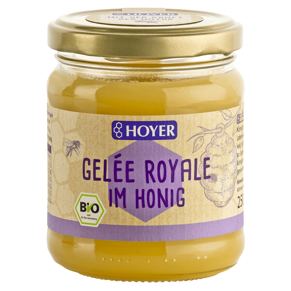 Bio Gelée Royale im Honig 250g von Hoyer bei greenist de