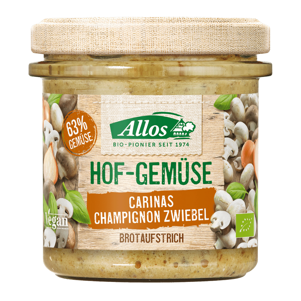 Allos Champignon Zwiebel Brotaufstrich