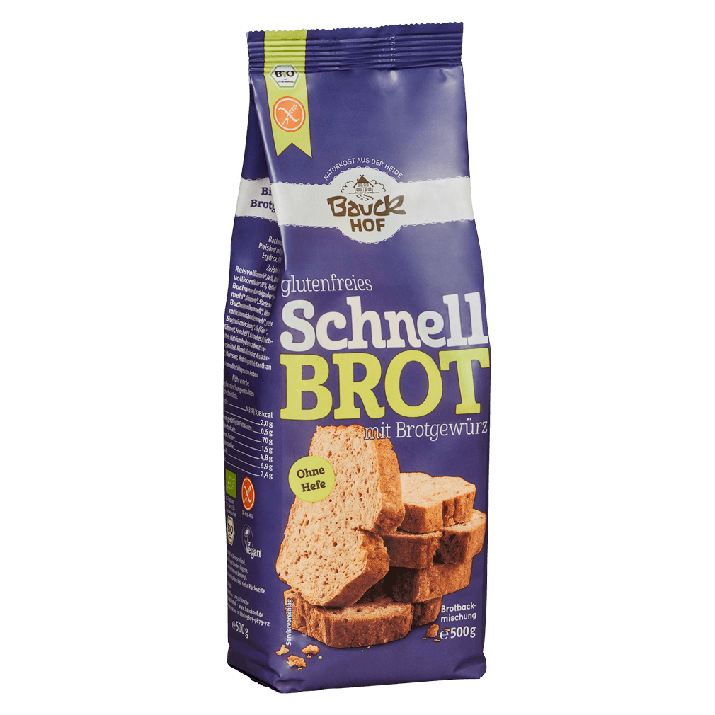 Bio Schnellbrot Mit Brotgew Rz Glutenfrei Von Bauckhof Bei Greenist De