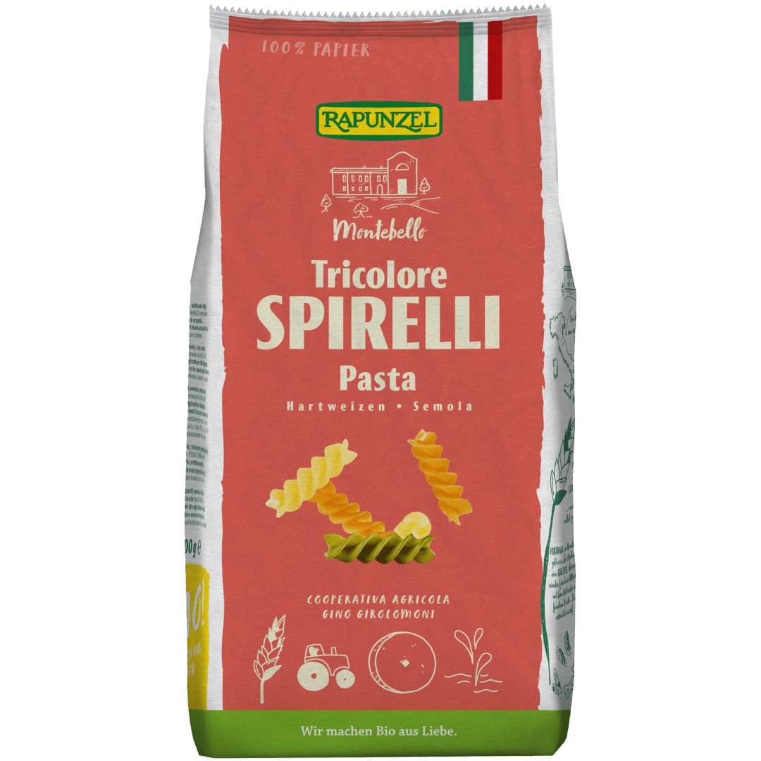 Bio Spirelli Tricolore Semola Bunt Von Rapunzel Bei Greenist De