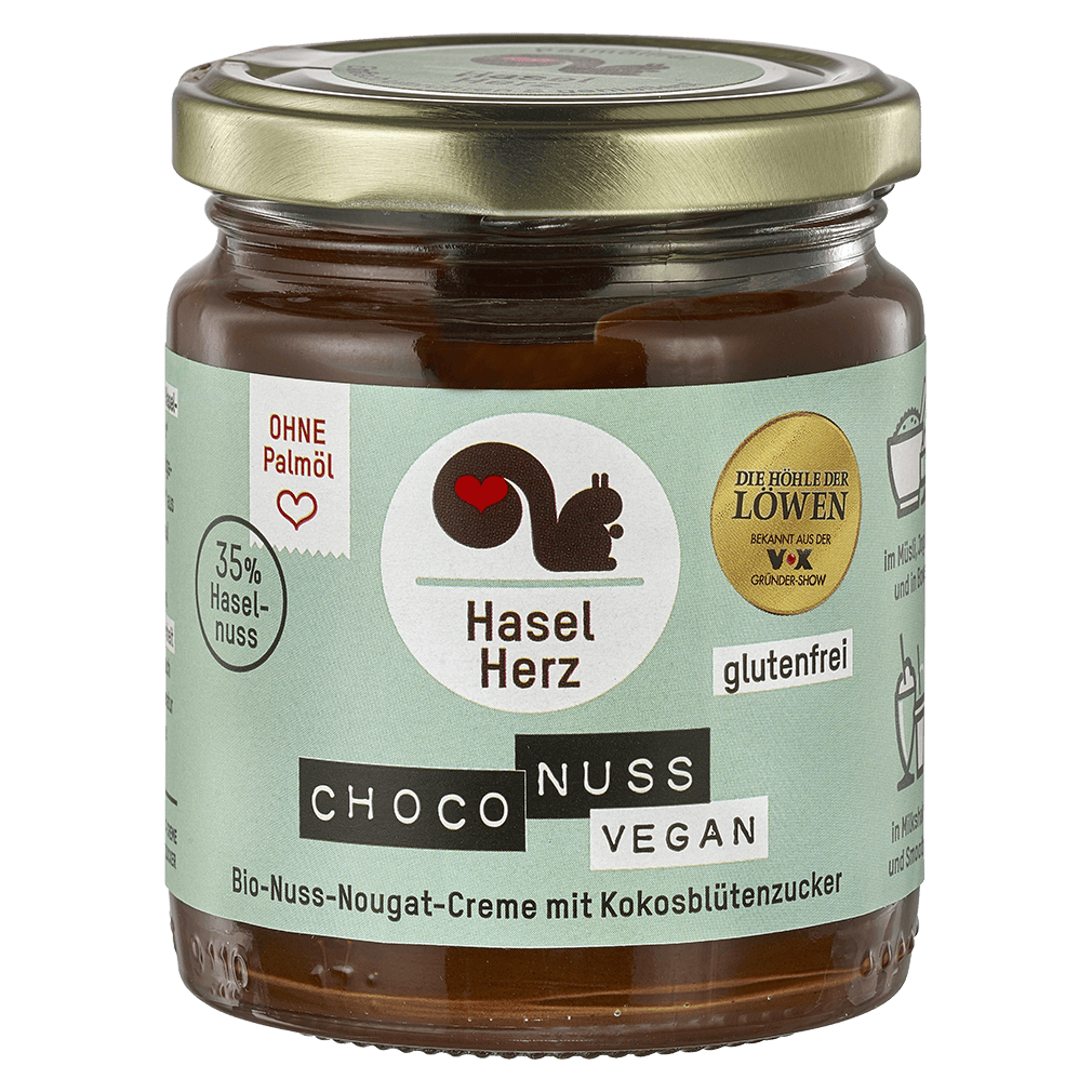 Bio Choco Nuss Creme Vegan Von Haselherz Bei Greenist De