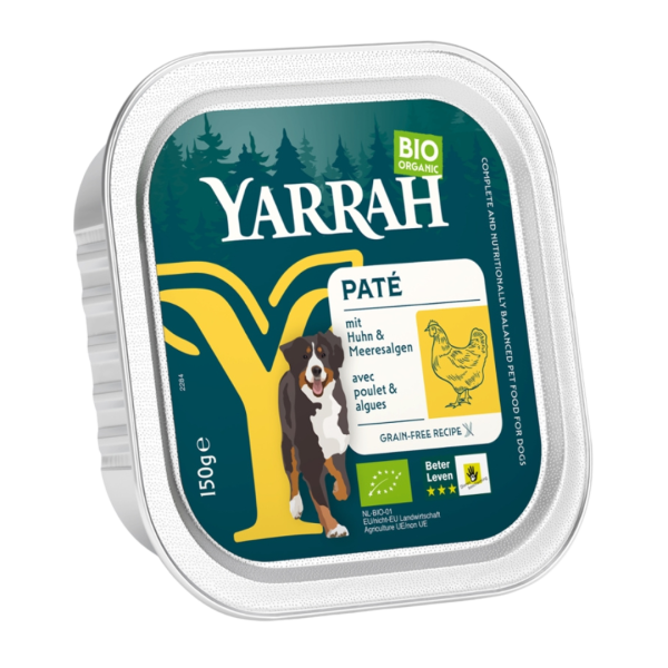 Yarrah Bio Hund Schale Pastete getreidefrei Huhn