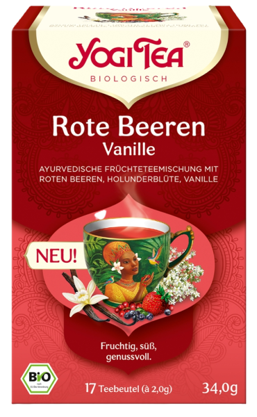 Yogi Tea Bio Rote Beeren Vanille