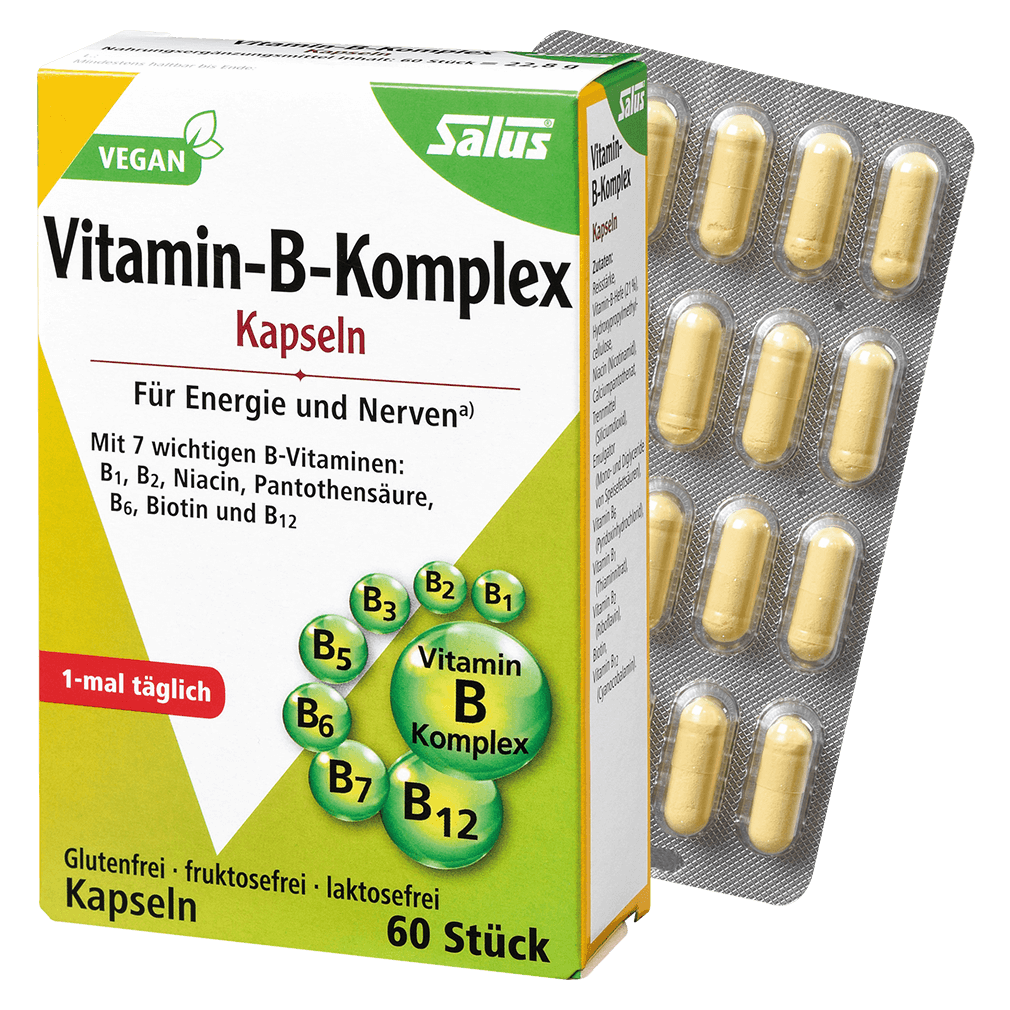 Vitamin-B-Komplex Kapseln, 60 Stück Von Salus Bei Greenist