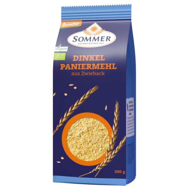 Sommer Bio Dinkel Paniermehl