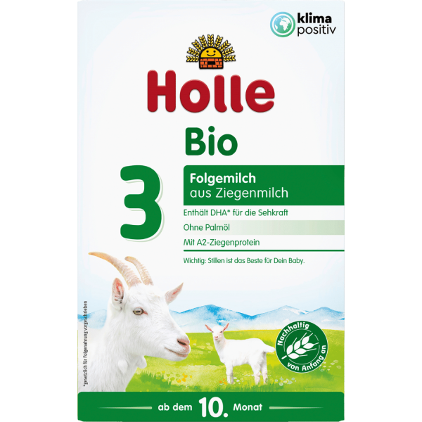 Holle Bio Folgemilch 3 aus Ziegenmilch