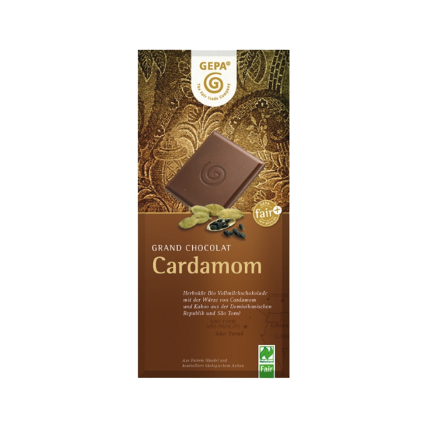 GEPA Cardamom 38% Schokolade, 100g