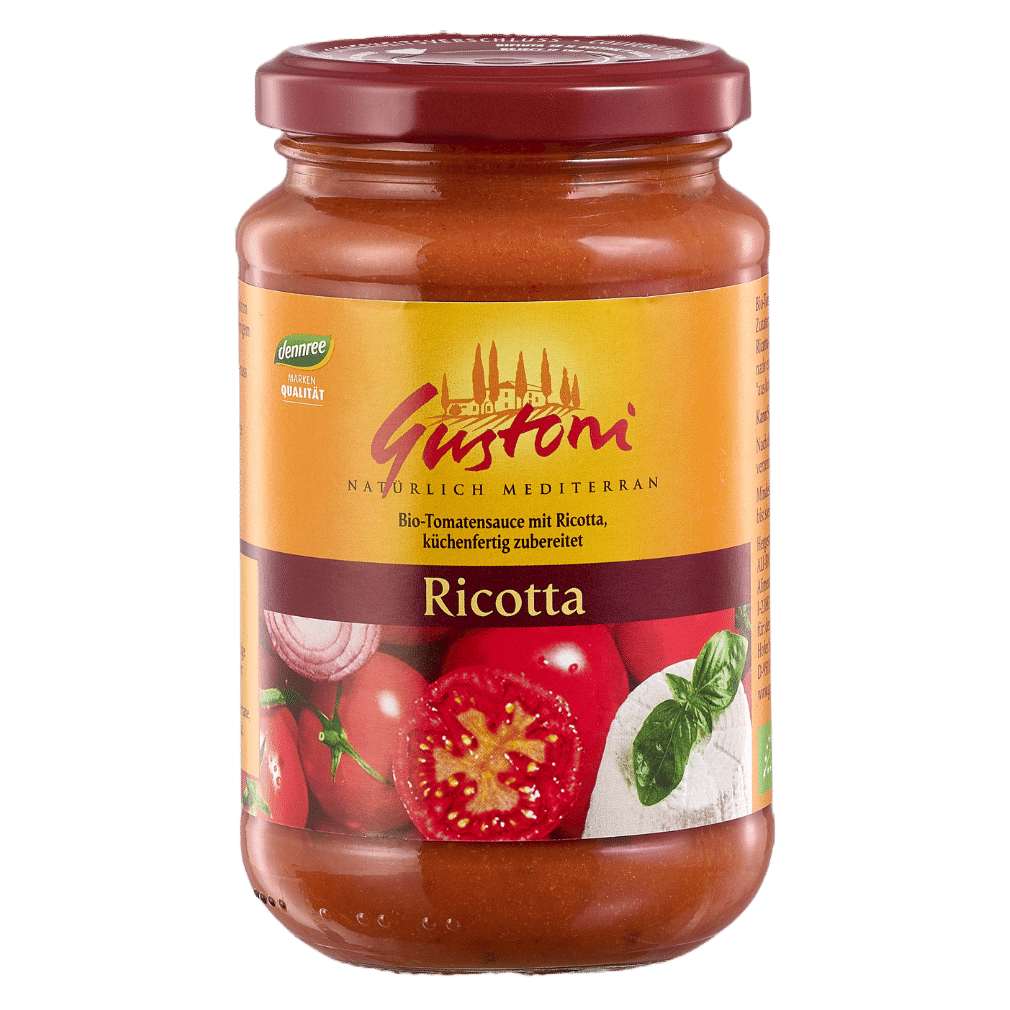 Bio Tomatensauce Ricotta von Gustoni bei greenist.de