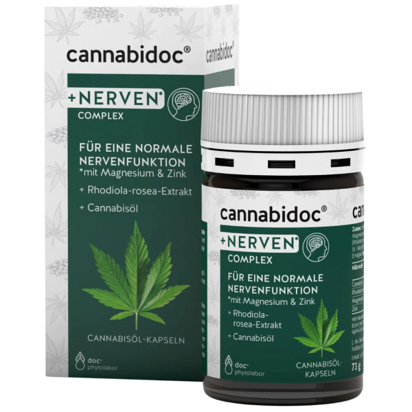 cannabidoc NERVEN* COMPLEX Kapseln, 60 St