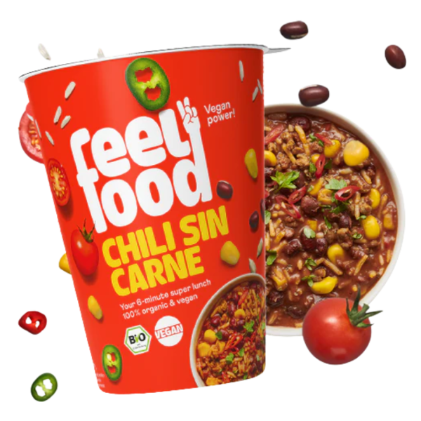 feelfood® Bio Chili sin Carne Instant Lunch, 85g