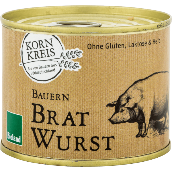 Kornkreis Bio Bauernbratwurst, 190g