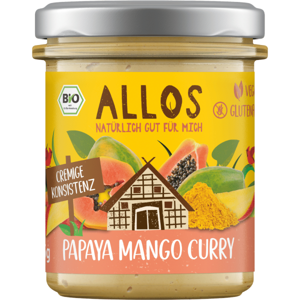 Allos Bio Streichgenuss Papaya Mango Curry