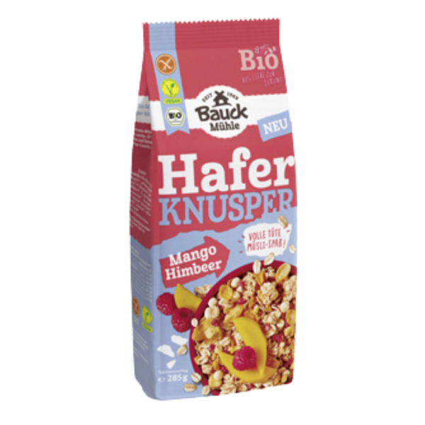 Bauckhof  Bio Hafer Knusper Müsli Mango