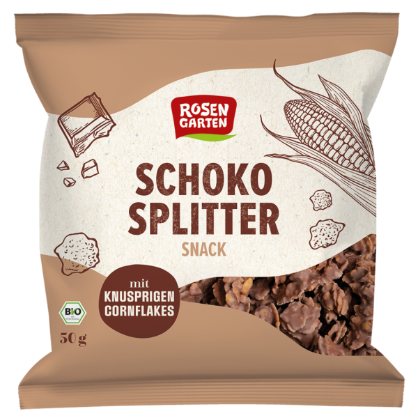 Rosengarten Bio Schoko Splitter Snack