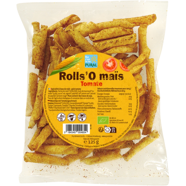 Pural Bio Rolls&#039;O maïs Tomate