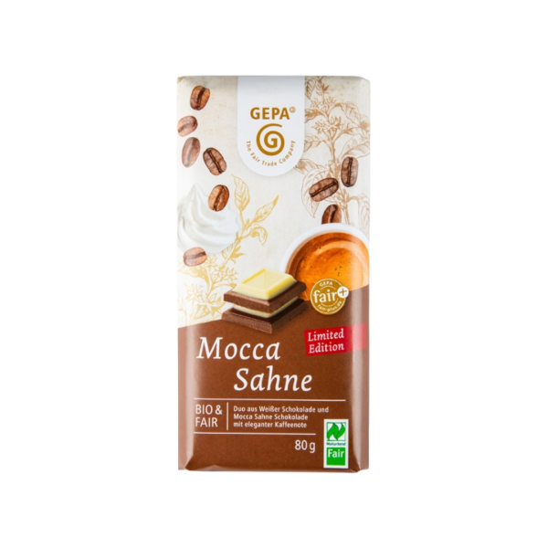 GEPA Mocca Sahne Schokolade, 80g