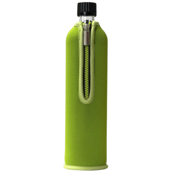 Biodora Glasflasche mit Neoprenbezug 500 ml