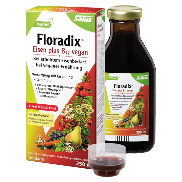 Floradix Eisen Plus B12 Vegan, Salus 250Milliliter Bei Greenist.de