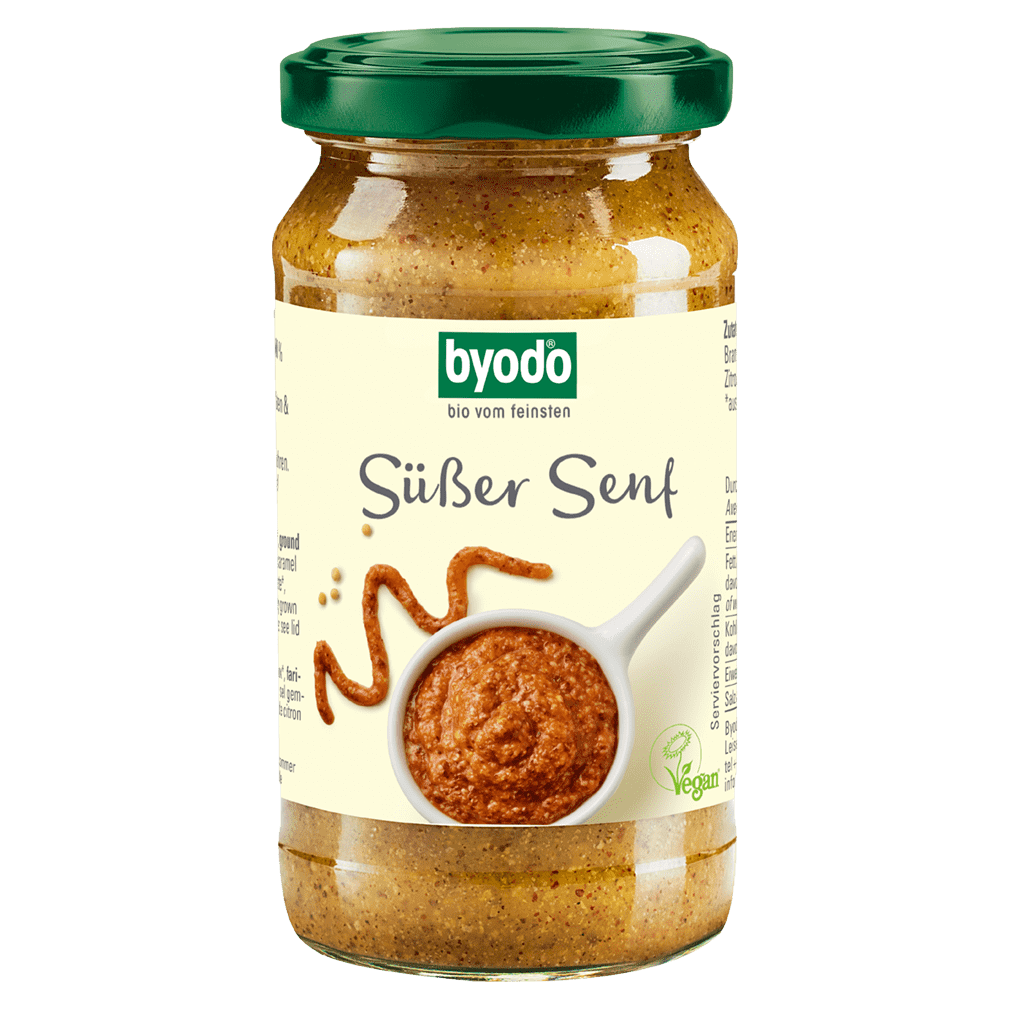 Bio Süßer Senf, byodo 200ml bei greenist.de