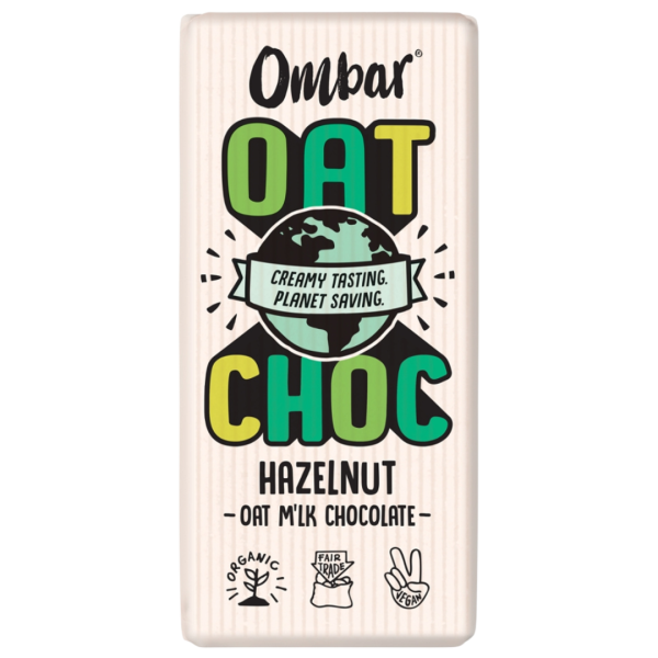 Ombar Bio Raw Oat Choc Haselnuss Schokolade 70g