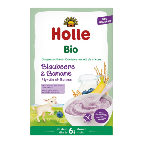 Holle Bio Milchbrei Blaubeere Banane