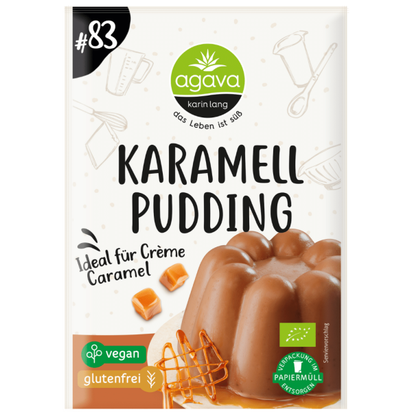 agava Bio Karamellpudding