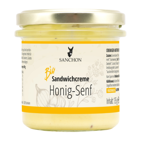 Sanchon Bio Sandwichcreme Honig-Senf