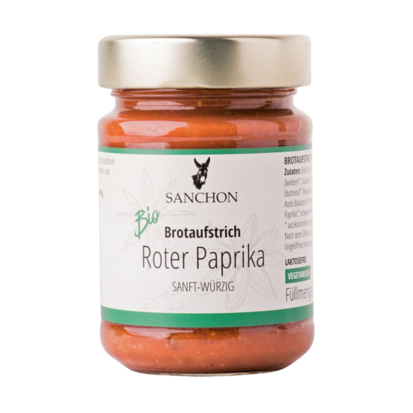 Sanchon Bio Brotaufstrich Roter Paprika