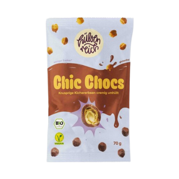 Hülsenreich Bio Chic Chocs in heller Schokolade