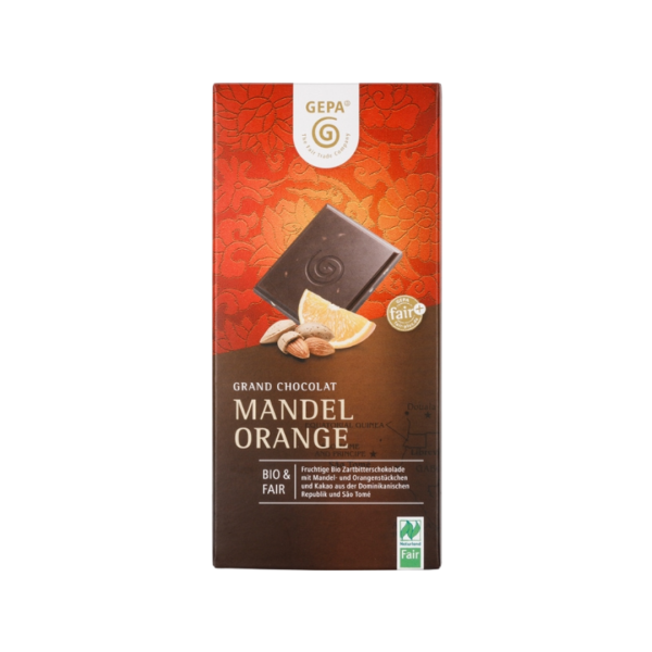 GEPA Mandel Orange Schokolade, 100g